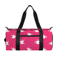 White Dove Breast Cancer Pattern Print Gym Bag