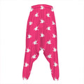 White Dove Breast Cancer Pattern Print Hammer Pants