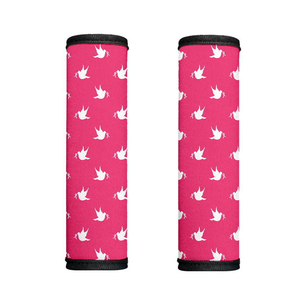White Dove Breast Cancer Pattern Print Handle Covers