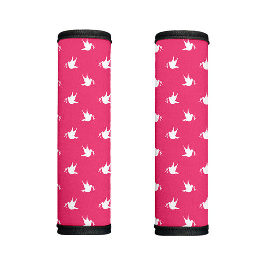 White Dove Breast Cancer Pattern Print Handle Covers