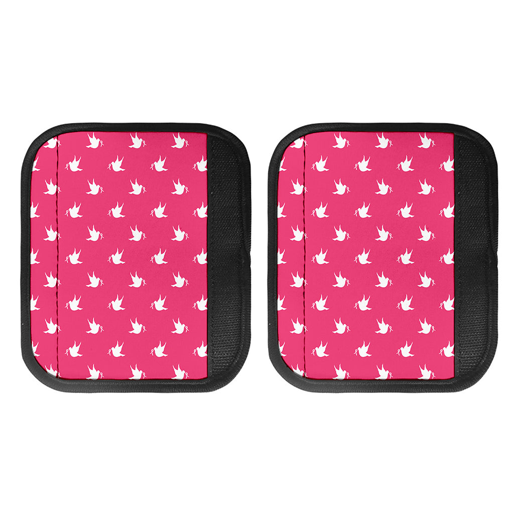 White Dove Breast Cancer Pattern Print Handle Covers