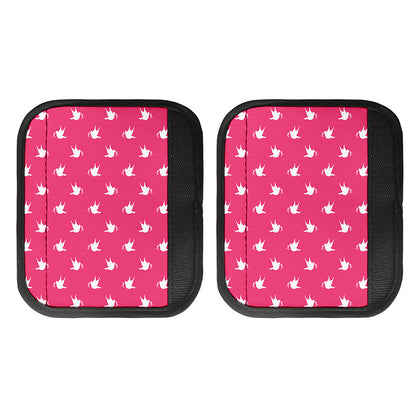 White Dove Breast Cancer Pattern Print Handle Covers