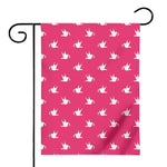 White Dove Breast Cancer Pattern Print House Flag