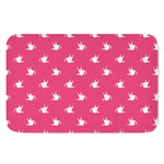 White Dove Breast Cancer Pattern Print Indoor Door Mat