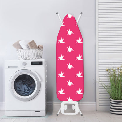 White Dove Breast Cancer Pattern Print Ironing Board Cover