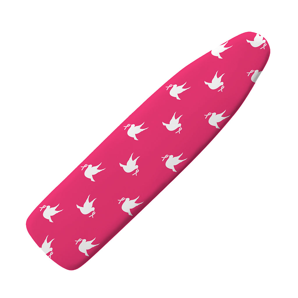 White Dove Breast Cancer Pattern Print Ironing Board Cover