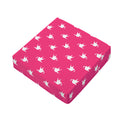 White Dove Breast Cancer Pattern Print Outdoor Seat Cushion Cover