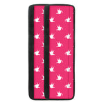 White Dove Breast Cancer Pattern Print Refrigerator Handle Covers