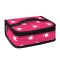 White Dove Breast Cancer Pattern Print Small Lunch Bag
