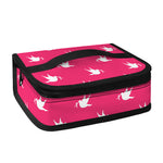 White Dove Breast Cancer Pattern Print Small Lunch Bag