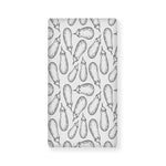 White Eggplant Drawing Print Baby Crib Sheet
