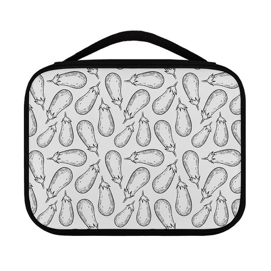 White Eggplant Drawing Print Classic Bible Case