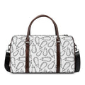 White Eggplant Drawing Print Duffel Bag