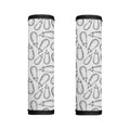 White Eggplant Drawing Print Handle Covers