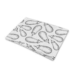 White Eggplant Drawing Print Pet Cooling Mat Cover