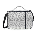 White Eggplant Drawing Print Shoulder Strap Bible Bag