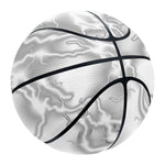 White Electric Lightning Print Basketball