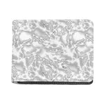 White Electric Lightning Print Bifold Wallet