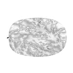 White Electric Lightning Print Car Side Mirror Covers