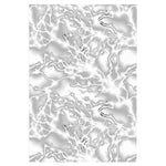 White Electric Lightning Print Curtain