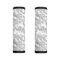 White Electric Lightning Print Handle Covers