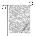 White Electric Lightning Print House Flag