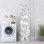 White Electric Lightning Print Ironing Board Cover