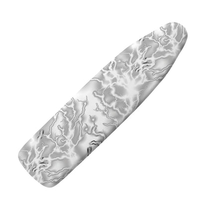 White Electric Lightning Print Ironing Board Cover