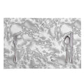 White Electric Lightning Print Placemat