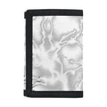 White Electric Lightning Print Trifold Wallet