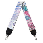 White Fairy Rose Unicorn Pattern Print Bag Strap