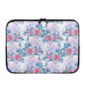 White Fairy Rose Unicorn Pattern Print Laptop Sleeve