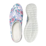 White Fairy Rose Unicorn Pattern Print Mesh Casual Shoes
