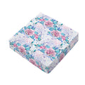 White Fairy Rose Unicorn Pattern Print Outdoor Seat Cushion Cover