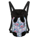 White Fairy Rose Unicorn Pattern Print Pet Carrier Backpack