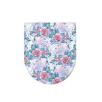 White Fairy Rose Unicorn Pattern Print Toilet Lid Cover