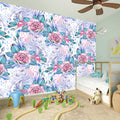 White Fairy Rose Unicorn Pattern Print Wall Sticker