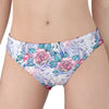 White Fairy Rose Unicorn Pattern Print Women's Panties