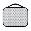 White Geometric Cube Shape Pattern Print Classic Bible Case