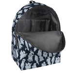 White Ghost Pattern Print Backpack