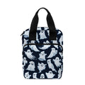 White Ghost Pattern Print Bible Tote Bag