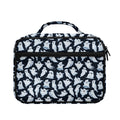 White Ghost Pattern Print Briefcase Bible Bag
