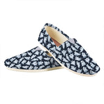 White Ghost Pattern Print Casual Shoes
