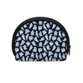 White Ghost Pattern Print Coin Purse