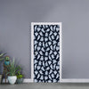 White Ghost Pattern Print Door Sticker