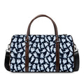 White Ghost Pattern Print Duffel Bag
