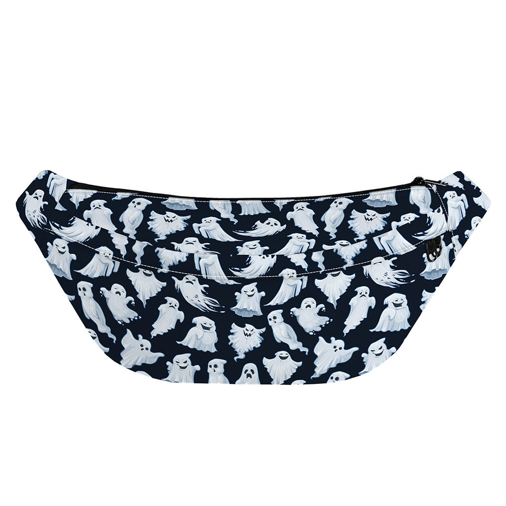 White Ghost Pattern Print Fanny Pack