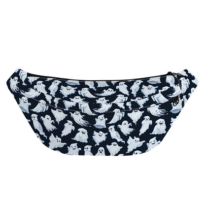 White Ghost Pattern Print Fanny Pack