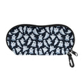 White Ghost Pattern Print Glasses Case