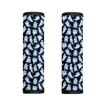 White Ghost Pattern Print Handle Covers